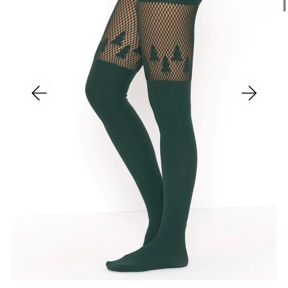 SOLD ‼️‼️Blackmilk Christmas Tree Hoisery LIMITED FINAL PRICE - Picture 2 of 3